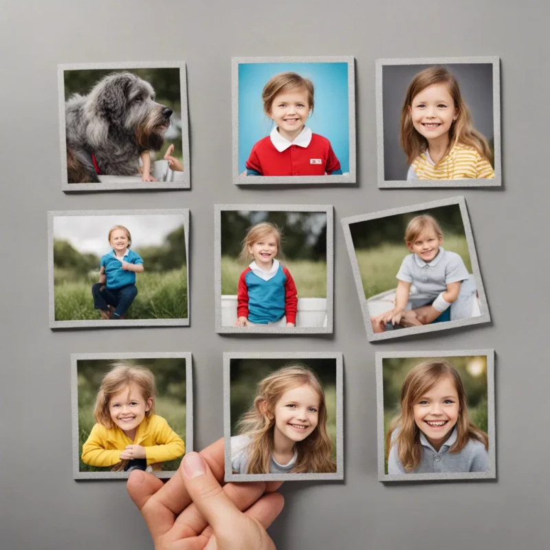 Custom 6 Photo Magnets